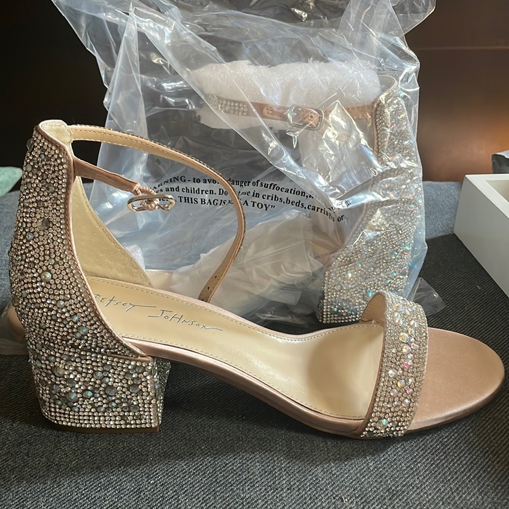 Betsy Johnson sparkly heels